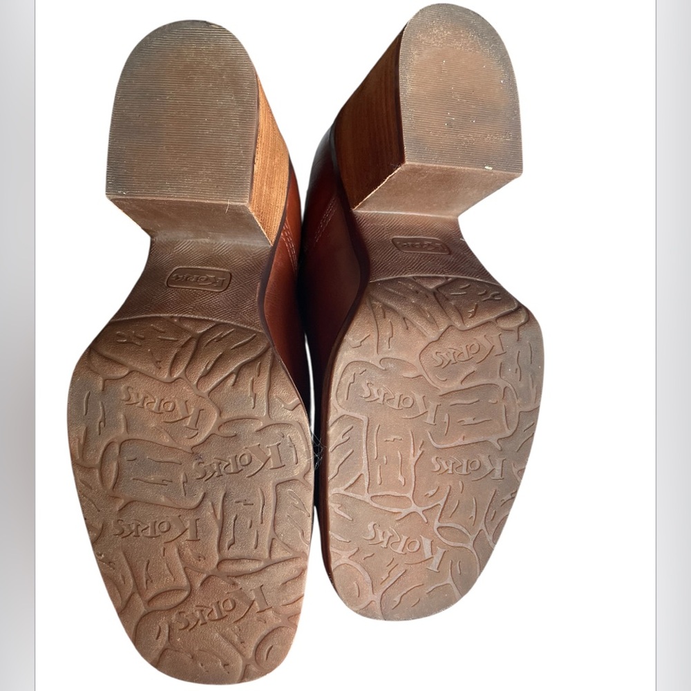 KORKS Kork Ease Tea Ankle Boots Bootie Tan Leather Womens US 11 - Picture 6 of 9